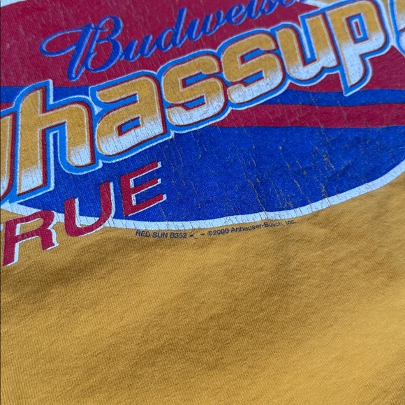 ‘00 Budweiser Whassup! Vintage T-Shirt - Picture 6 of 13